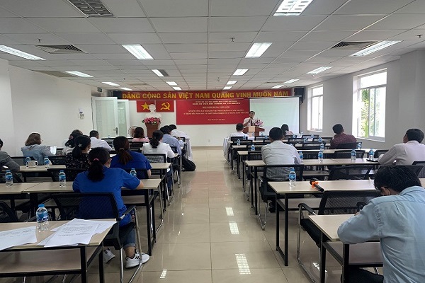 Hội nghị Đảng viên lần 1 - Sơ kết công tác Đảng bộ VMT&TN 6 tháng đầu năm và phương hướng, nhiệm vụ 6 tháng cuối năm 2022